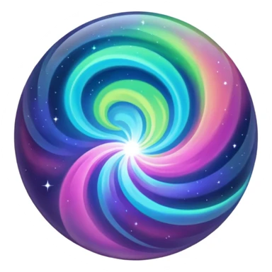 Aurora Orb sticker