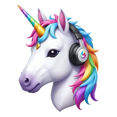 unicon wareing a gaming heaset sticker