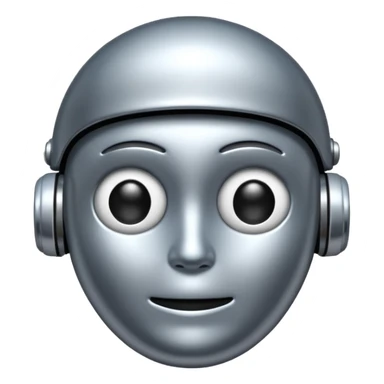An emoji that represents Artificial Intelligence sticker