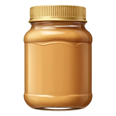 peanut butter jar without logo sticker