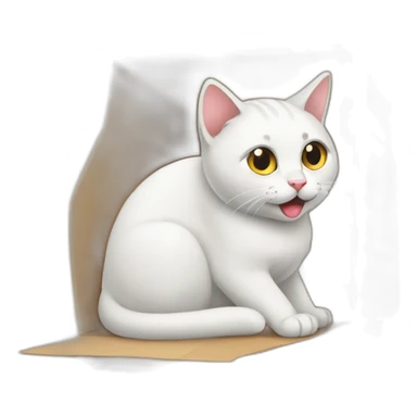 cat loading sticker