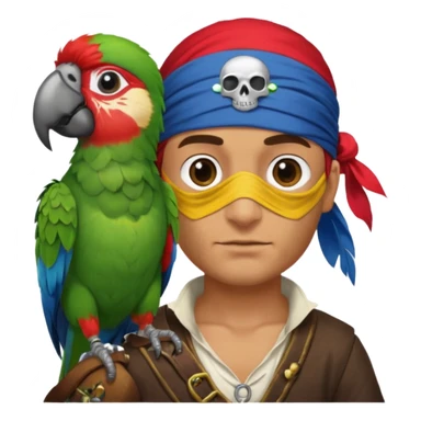 pirate and pa sticker