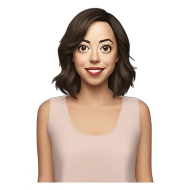 Aubrey plaza sticker