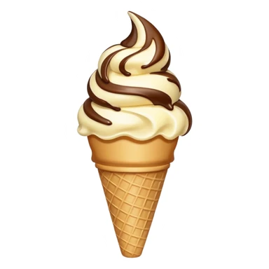 Icecream in a cone  sticker