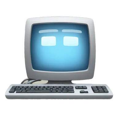 A computer with code  sticker