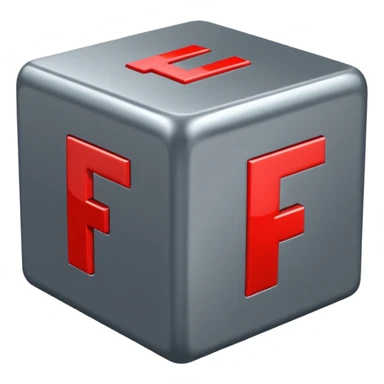 cube with F11# letters on it sticker