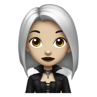 goth vampire girl sticker