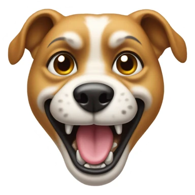 Dog swearing  sticker