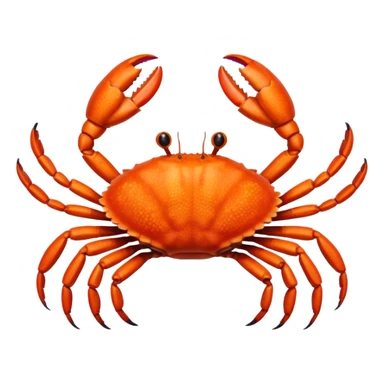 Eight legged crab sticker