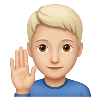 Deaf Person Emoji sticker