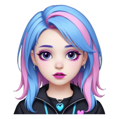 pastel goth sticker