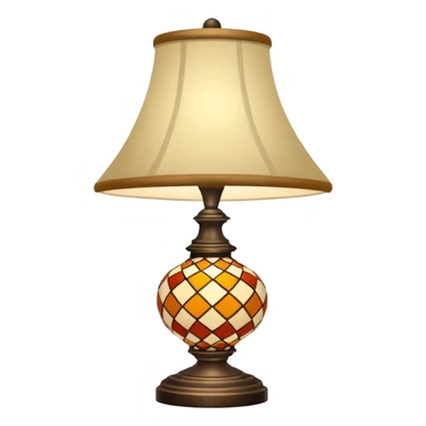 patterned lamp sticker