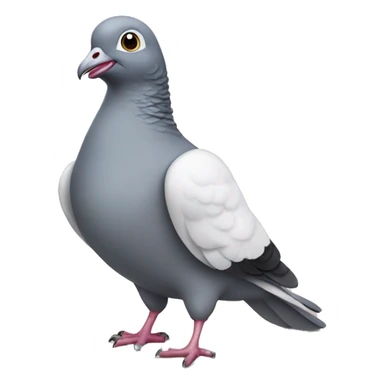 happy pigeon giving thumbs up sticker