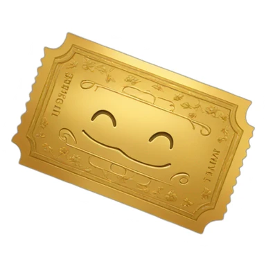 golden ticket sticker