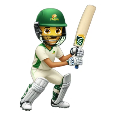 cricket player sticker