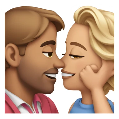 Enamorado con besos sticker