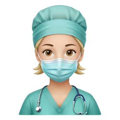 Female professional orthopedic surgeon sticker