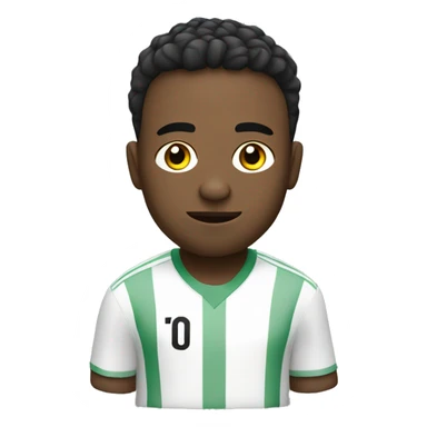 jugando futbol sticker