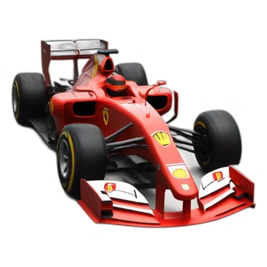 Ferrari f1 car sticker