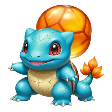 Shiny Exotic Bulbasaur-Squirtle-Charmander-Hybrid-Creature sticker
