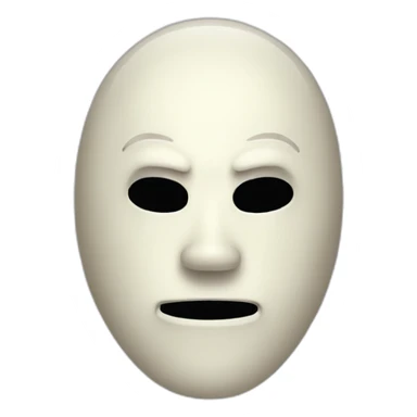 scary movie mask sticker