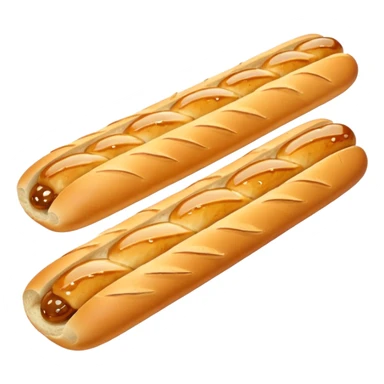 Honey, garlic baguette sticker