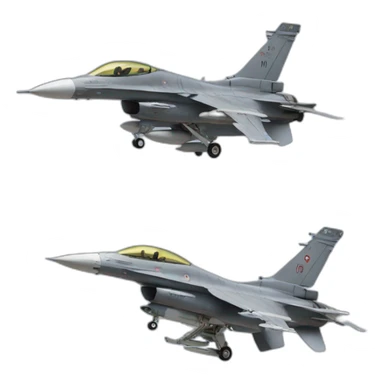 F16 aircraft sticker