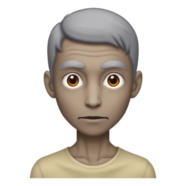 Mutant tall skinny gray sticker