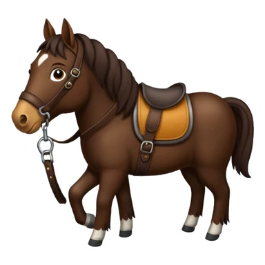Horse crop sticker