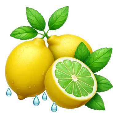 Lemon, Lime & Mint Fruit sticker