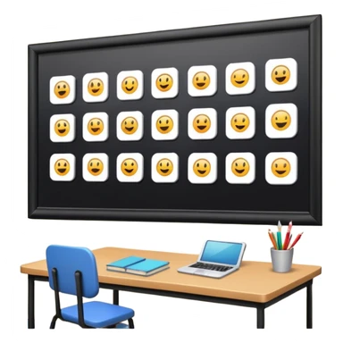 a tech board of classroom sticker