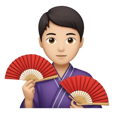 asia handholded fen sticker