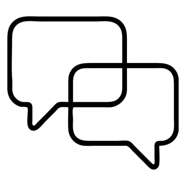 conversation chat bubbles icon sticker