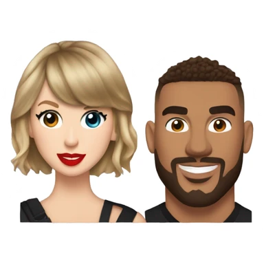 Taylor swift and Travis kelce sticker