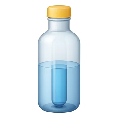 saline bottle sticker