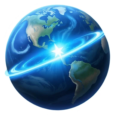 The image is a sci-fi poster with glowing blue text that reads “STAR BLAST.” A bright blue planet or star glows at the bottom, giving the design a futuristic, space-themed look. dont foget the text  sticker