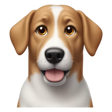Dog using AirPods Max sticker