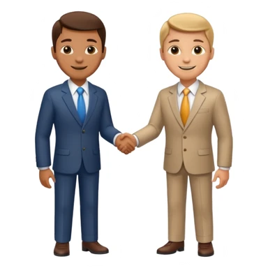 Shake hands  sticker