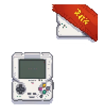 белый плеер Sony, no background sticker