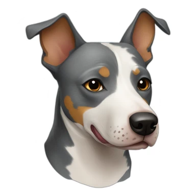 Australian Cattle Dog Pit bull mix sticker