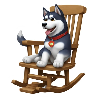 Husky rocker sticker