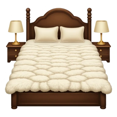 Rug near bed sticker