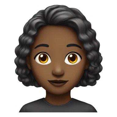 realistic portrait of a girl sticker