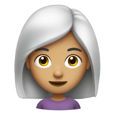 Girl reading e-reader sticker