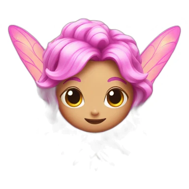 High fire fairy sticker