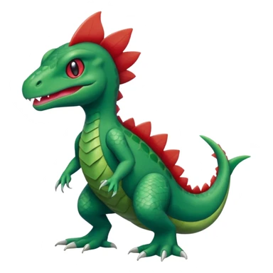 Grovyle-Axew-Pokémon-Fakémon-creature sticker