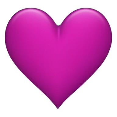 heart in magenta sticker