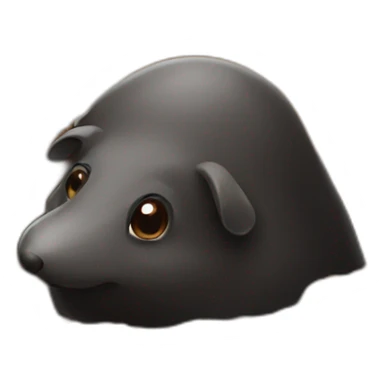 mole coming out of soil sticker