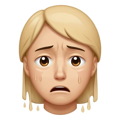 Hysterical crying sticker