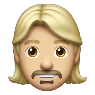 dave grohl long blond hair and basecap sticker